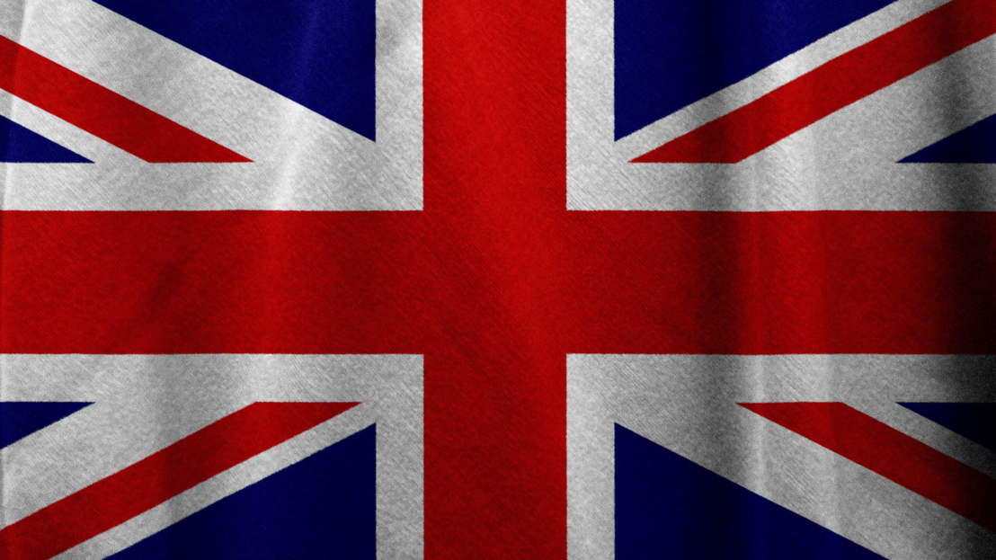Zdjęcie przedstawia flagę brytyjską.
